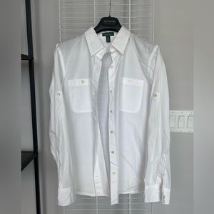 Jean Co Ralph Lauren Collared Dress Shirt Large